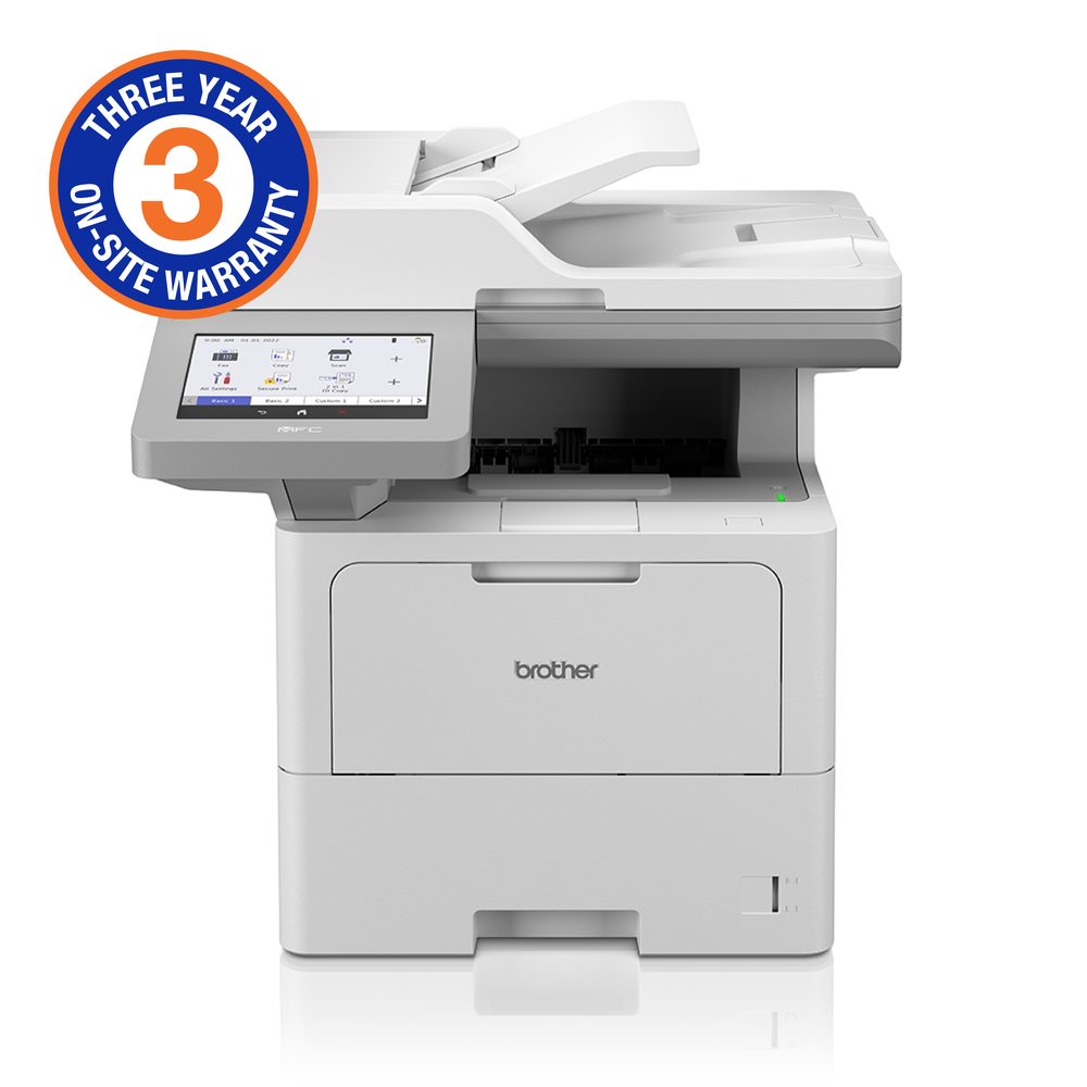 Brother High Speed Mono Laser MFC with Duplex printing and wired   networking capability (3YR onsite)