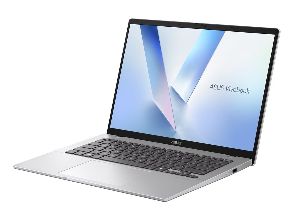ASUS Consumer ASUS Vivobook / AI 7 445 / DDR5 16GB ( 16GB DDR5 on board ) / 512GB PCIE   G4 SSD / AMD Radeonâ"¢ Graphics / Silver / Windows 11 Home / 1 year PUR   warranty