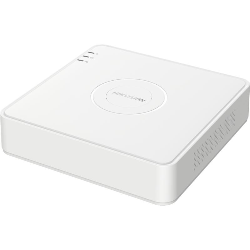 Hikvision Security Hikvison 4-ch 720p Mini 1U H.265 DVR    1 SATA