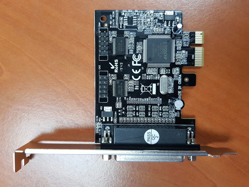 Mecer PCIe 2 PORT SERIAL+1 PORT PARALLEL IC9910 W/LP BRACKET.