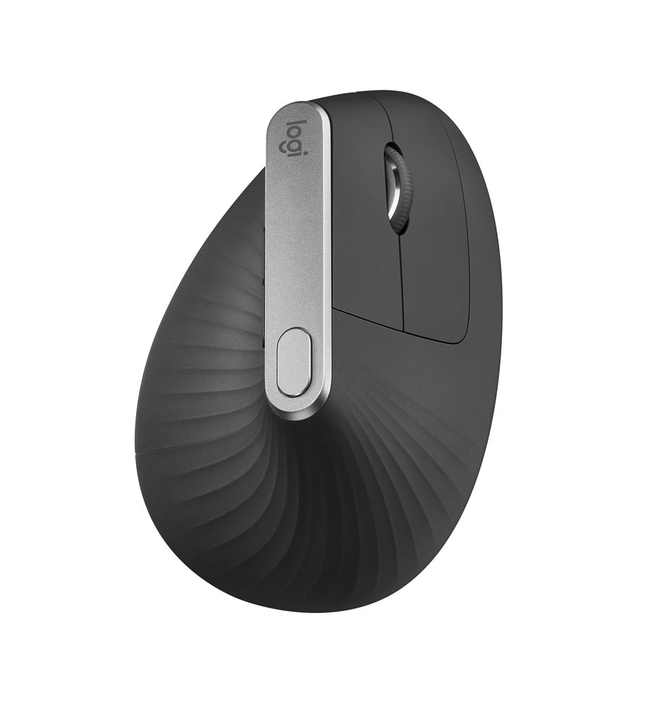 Logitech MX Vertical - Wireless Ergonomic mouse - Bluetooth - Silent -   Graphite