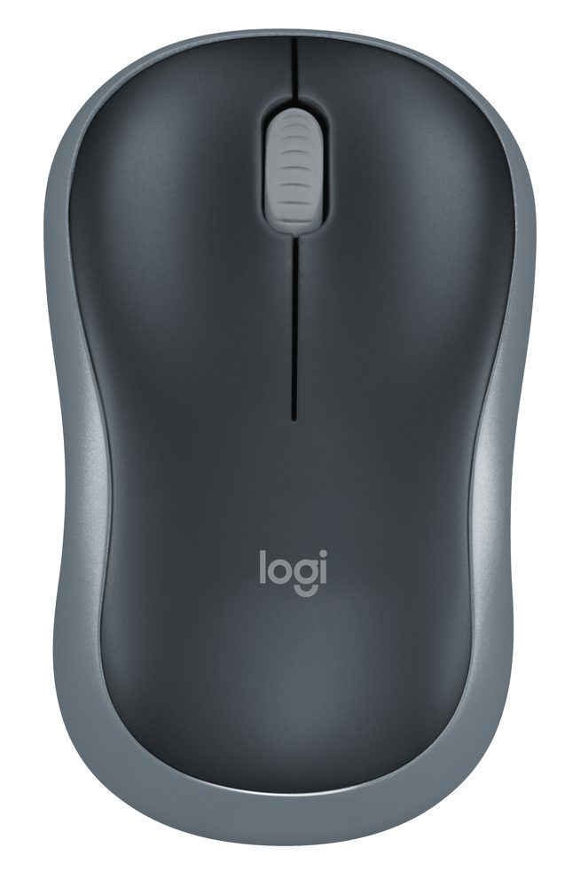 Logitech Wireless Mouse M185 - Swift Grey - 2.4GHZ - N/A - EMEA-808 - 10PK Arca Auto Compact wireless mouse with 2.4 GHz connection and 12-month battery. Reliable 1000 DPI tracking for everyday tasks. Symmetrical design for right or left-hand use.