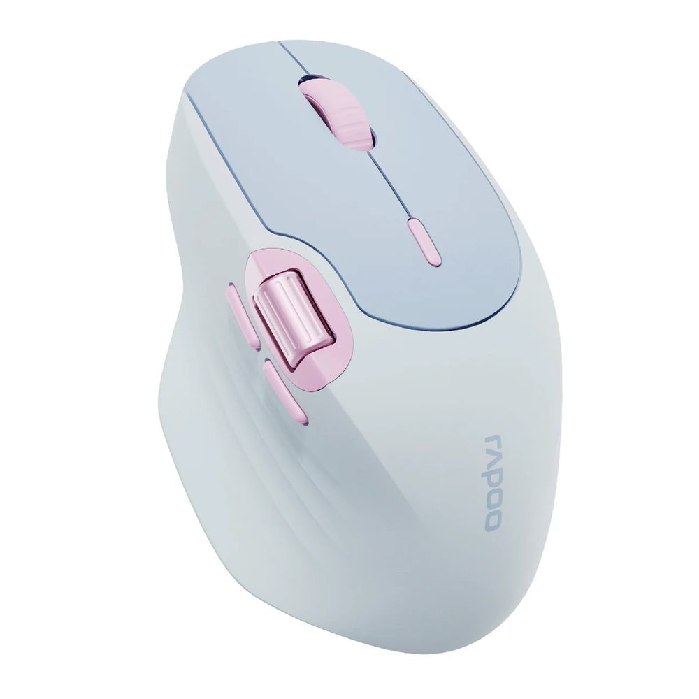 RAPOO MT560 - Multi-mode wireless mouse - Blue/Pink
