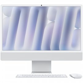 Apple 24-inch iMac With Retina 4.5K Display    Nano-Texture Glass: Apple M4 Chip With 10‑CORE CPU And 10‑CORE   GPU  256GB SSD  16GB - Silver