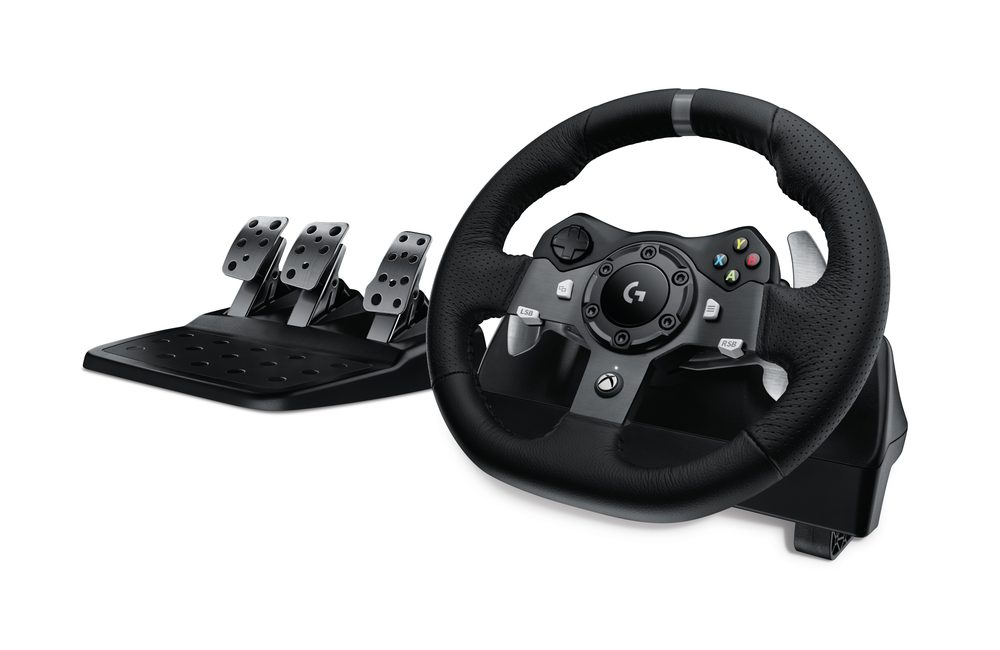 Logitech Gaming Steering Wheel G920 Driving Force USB definitive sim racing wheel exclusively for the latest Xbox On and PC l
