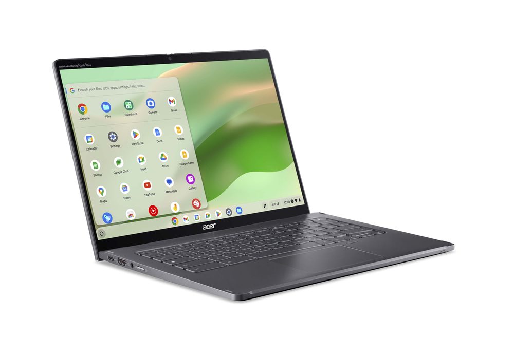 Acer Chromebook Spin 714 14" WUXGA IPS touch/pen supportive Intel   Core Ultra 7 processor 155U 16 GB LPDDR5X Memory 512GB PCIe NVMe SSD   WIFI6E+BT 2x2 AX+BT 6E / QHD Camera 53Wh Li-ion battery 65W TypeC adapter   Active Stylus Google Chrome OS 3 YRS OnSite Warranty (CPE794-1N-TCO-760R)