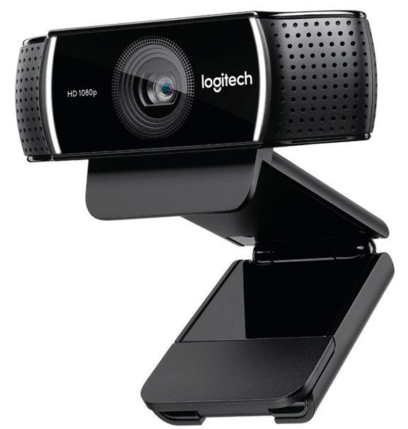 Logitech C922 Pro Stream Webcam, 1080p30 / 720p60, with Tripod (960-001088)