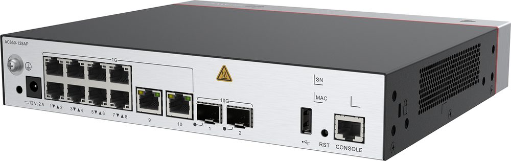 Huawei Soho AC650-128AP 10\*GE ports 2\*10GE SFP+ ports manage up to 128 AP's
