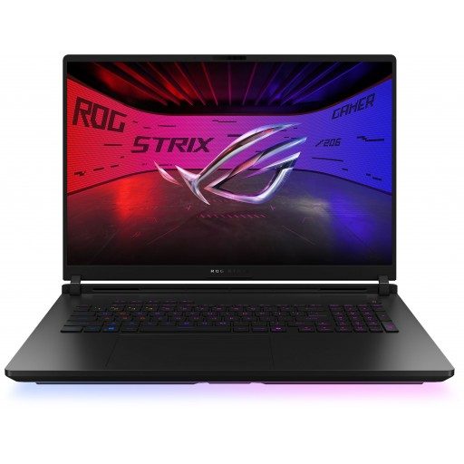 Asus Consumer ASUS ROG STRIX SCAR 18 / 18-inch 2.5K (2560 x 1600  WQXGA) 16:10 ROG Nebula HDR Display /   Intel® Coreâ"¢ Ultra 9 Processor 275HX 2.7 GHz (36MB Cache  up to 5.4 GHz  24 cores    24 Threads)/ Intel® AI Boost NPU up to 13 / DDR5 32GB ( 16GB   DDR5-5600 SO-DIMM  the memory speed of   the systems vary by CPU SPEC \*2 ) / 2TB PCIe® 4.0 NVMeâ"¢ M.2 Performance   SSD + 1x M.2 SSD / NVIDIA® GeForce RTXâ"¢ 5090 Laptop GPU 24GB GDDR7 /   Backlit Chiclet Keyboard Per Key RGB with Copilot key / Fast charging (   Recharge from 0-50% in 30 minutes ) / Incl. ROG backpack / Off Black /   Windows 11 Home / 1YR PUR Warranty