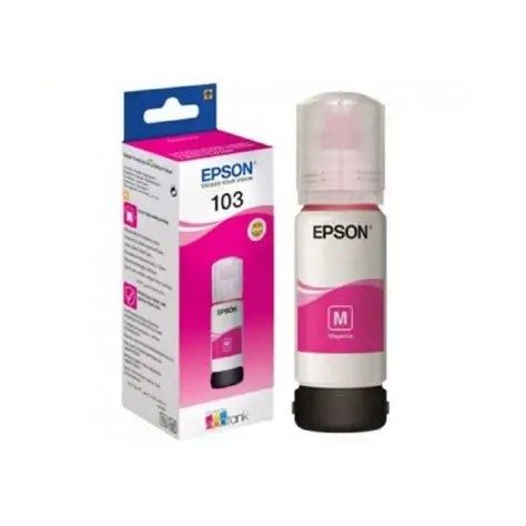 Epson 103 Ink Bottles Magenta 65ml EcoTank L1110 / L1250 / L3110 / L3150   / L3210 / L3211 / L3250 / L3252 / L3550 / L3560 / L5190 7500 pages