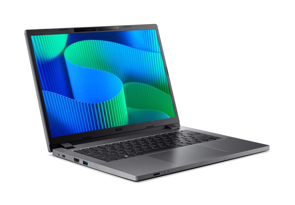 Acer TravelMate TMP214-55-39GY 14" WUXGA IPS SlimBezel LTE Intel   Core i3-1315U Processor 8 GB DDR4 512GB PCIe NVMe SSD SD card reader   WIFI6E+BT 2x2 AX+BT 6E 53Wh Li-ion battery 65W TypeC adapter Windows 11 Home   3 YRS OSW