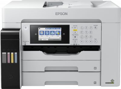 Epson 32ppm Mono 32ppm Colour A3+ Print Scan Copy Fax USB/USBHost   Wi-Fi/Wi-FiDirect Ethernet AutoDuplexPrint&Scan ADF PCL incl 1 set of ink