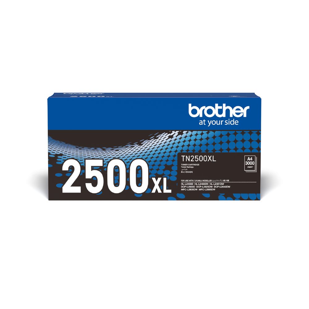 Brother High Yield Black Toner for DCP-L2640DW/ MFC-L2805DW/ MFC-L2885DW