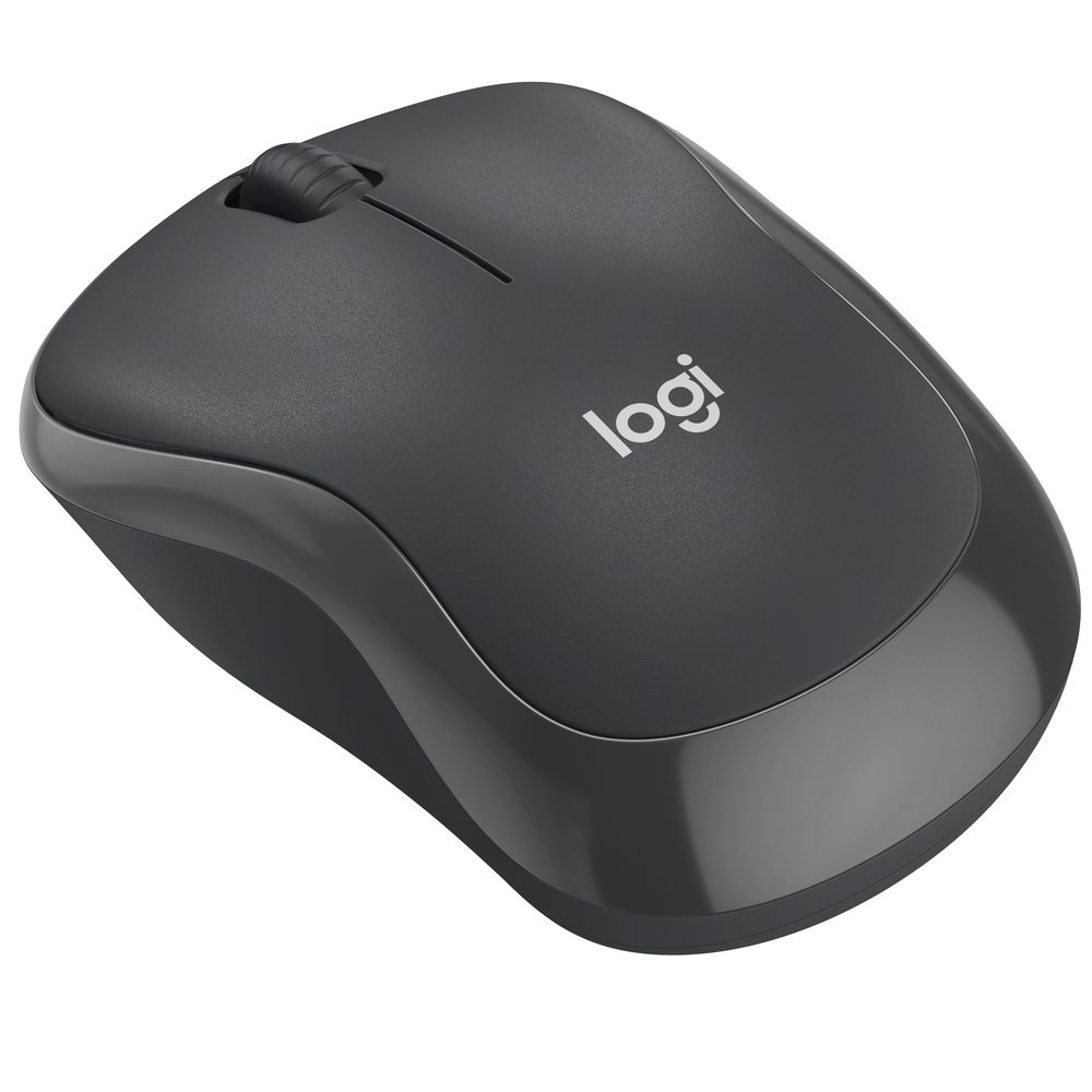 Logitech M240 Silent Bluetooth Mouse - Graphite. Silent clicks, Bluetooth LE, ambidextrous, up to 18 months battery, 4004000 DPI.