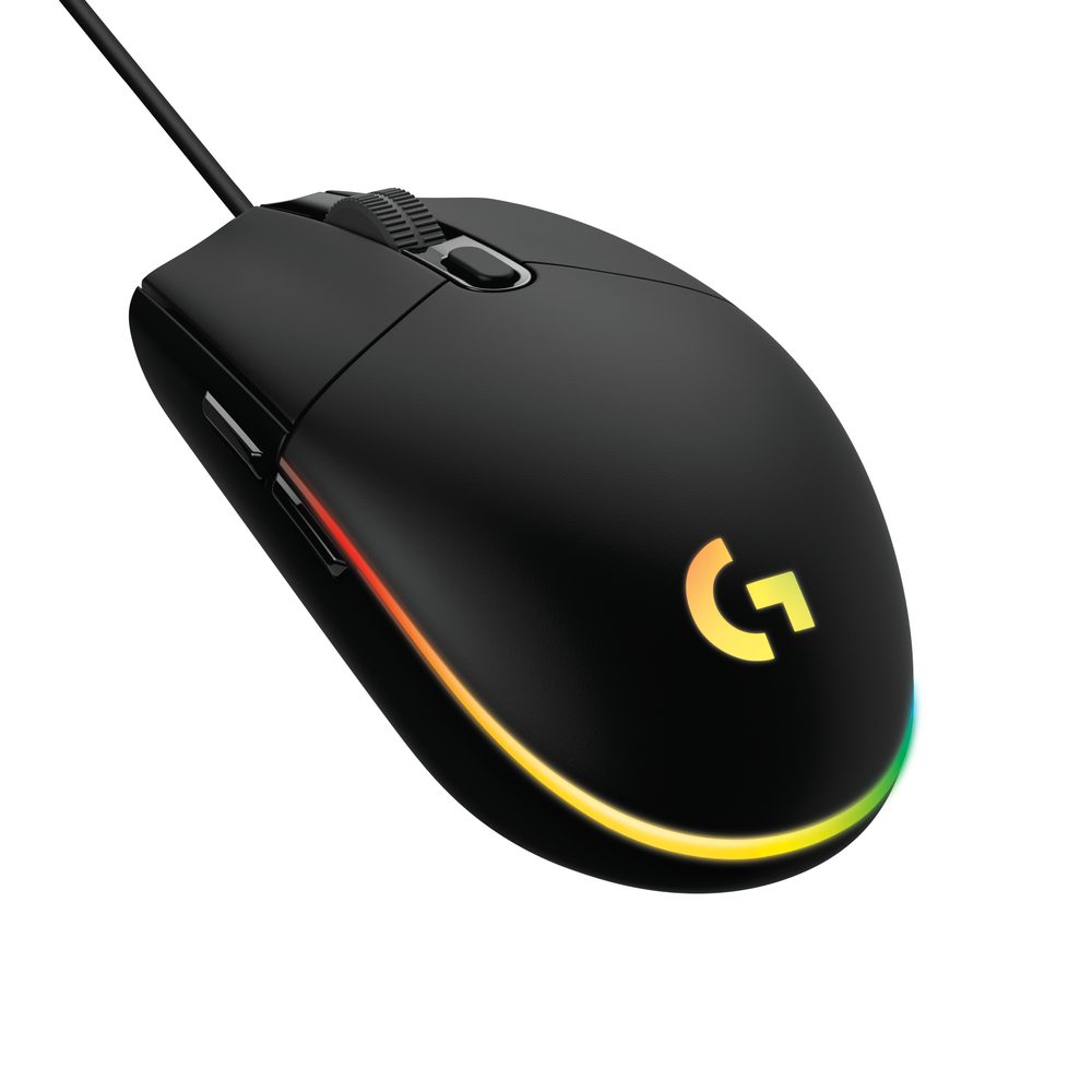 Logitech G203 LIGHTSYNC – Gaming Mouse – Wired USB – Black