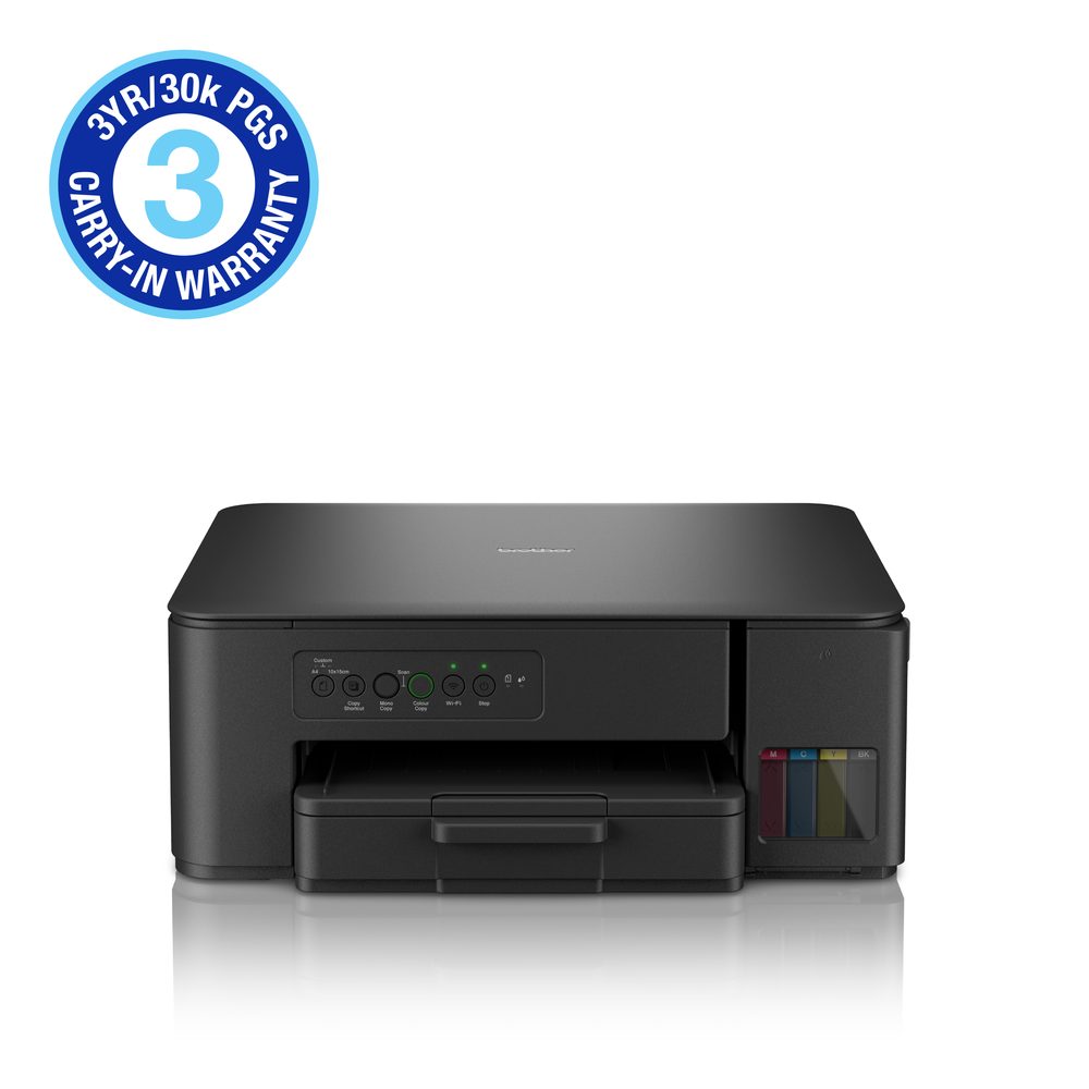 Brother DCP-T430W 3-in-1 Ink Tank Printer (3YR / 30 000 Page Carry In   Warranty)