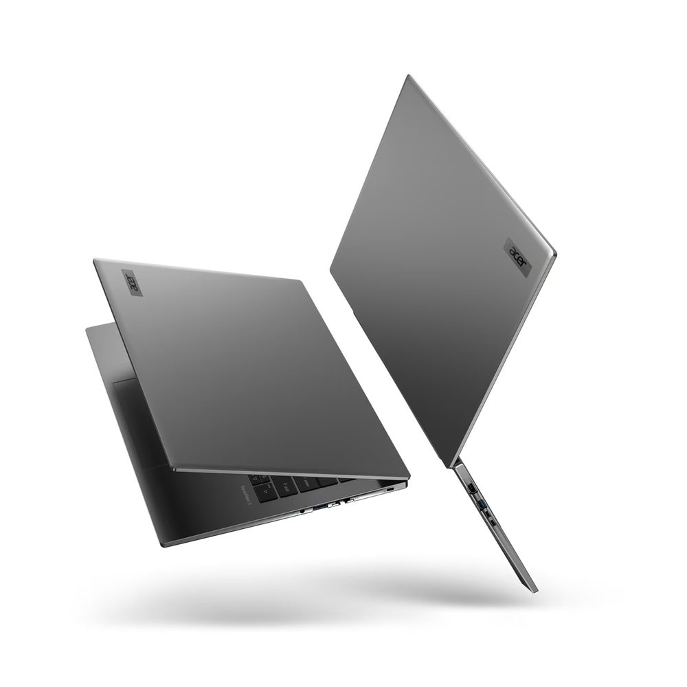 Acer TravelMate X4 14 AI 14" WUXGA OLED DCI-P3 100% Intel Core Ultra   7 processor 258V ( Intel AI Boost NPU up to 115 TOPS) OB32 GB LPDDR5X Memory   (non-upgadable) 1024GB PCIe NVMe SSD Intel ARC 140V Graphics Copilot+ PC   WIFI7+BT 5.4 2x2 BE+BT7 FHD IR Camera (MIL-STD 810H) 65Wh Li-ion battery 100W   TypeC adapter (PCR50% TCO10 logo) Windows 11 Pro 3 YRs OSW   (TMX414-51-TCO-74HC )