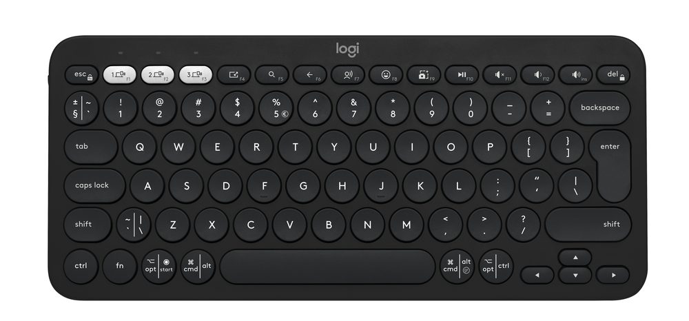 Logitech Pebble Keys 2 K380s Slim, minimalist Bluetooth keyboard - Graphite