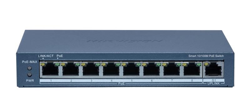 Hikvision Security Hikvision 8 Port PoE Smart Managed Switch