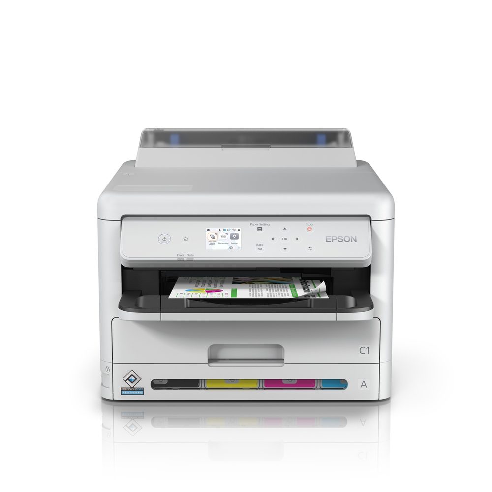 Epson 34ppm Mono & Colour A4 Single Function USB Wired Wireless WiFi   Direct Duplex Print Only incl initialisation ink bags only