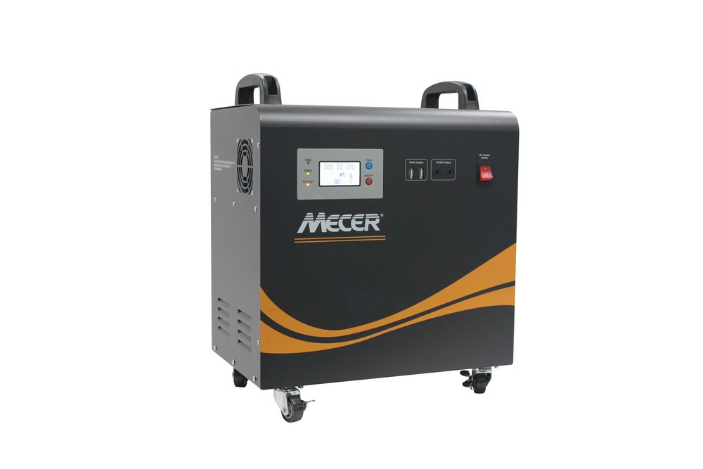 Sustainable Energy Mecer 2Kw 24V 2x100A Bat Pure Sine Wave includes 800W Solar charge   Controller - Battery Warranty 6 Months