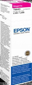 Epson 664 Ink Bottles Magenta 70ml EcoTank L565/ L550/ L486/ L455/ L386/   L382/ L365/ L355/ L355/ L310/ L3070 ... 6500 pages