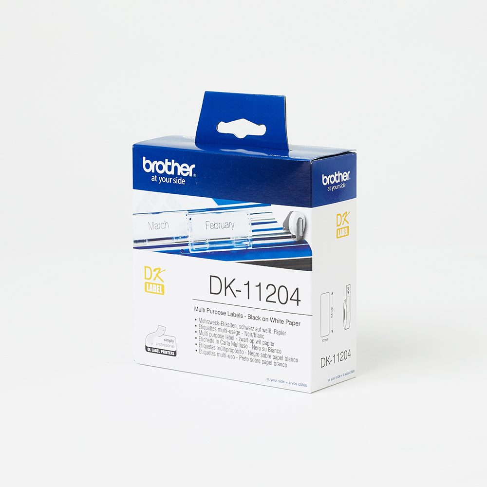 Brother Multi-Purpose Label (17MM X 54MM) 400 labels per roll