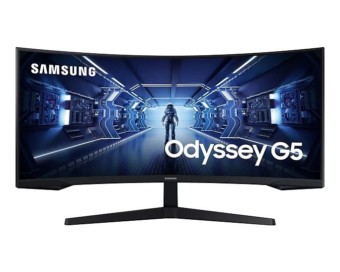 Samsung Components Samsung 34" Gaming 21:9 3440X1440 1000r Borderless Va 165Hz Mprt 1ms   Freesync Premium Simple