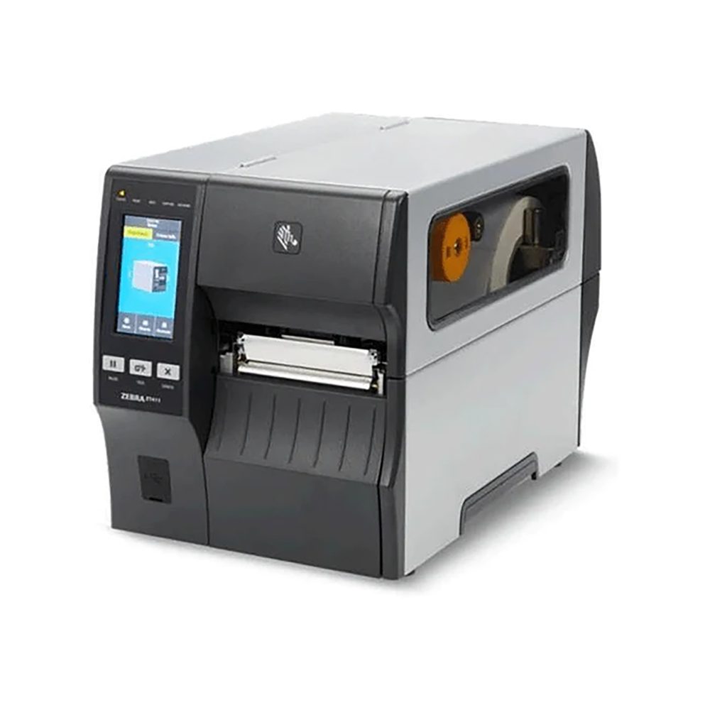 Zebra TT Printer ZT411; 4''; 203 dpi; Euro and UK cord; Serial; USB; 10/100 Ethernet; Bluetooth 4.1/MFi; USB Host; EZPL