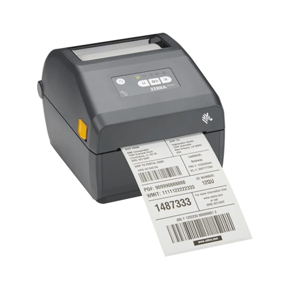 Zebra Thermal Transfer Printer (74/300M) ZD421; 203 dpi; USB; USB Host; Modular Connectivity Slot; BTLE5; EZPL