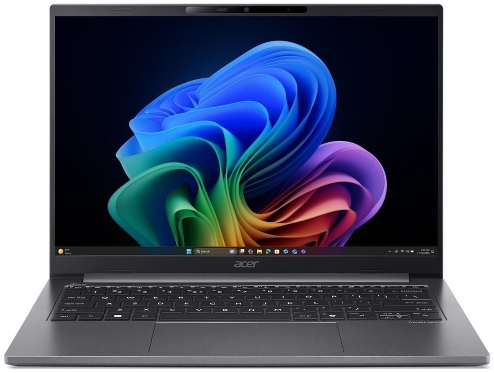 Acer TMX414-51-TCO-50ZJ Intel Core Ultra 5 Processor 226V 14" WUXGA OLED DCI-P3 100% UMA No External Video Memory  16GB LPDDR5X Memory 1024GB PCIe NVMe SSD Wi-Fi7+BT 2x2 BE+BT 7 65Wh Li-ion Battery 100W TypeC Adapter PCR50%_TCO10_logo 3 Years On Site Windows 11 Pro 4711474741004
