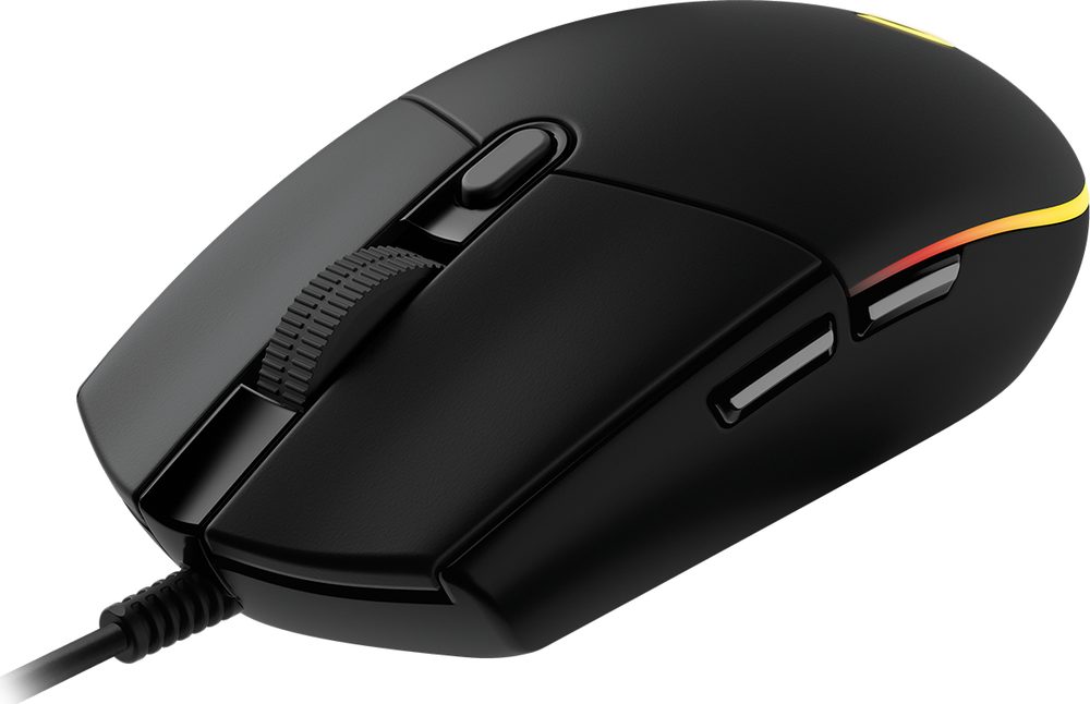 Logitech Gaming G102 LightSync Mouse 200DPI to 6000DPI adjustable optical sensor;black