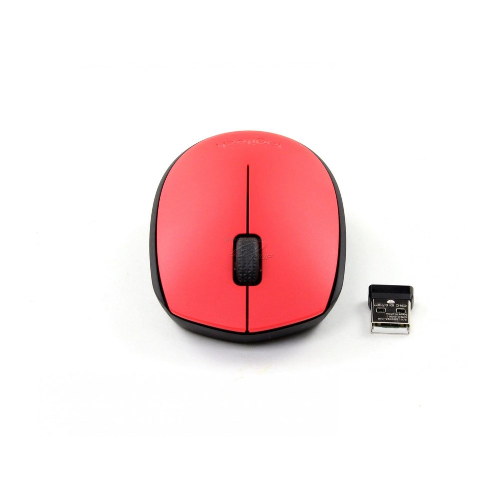 Logitech 910-004641- LOGI M171 910-004641 Wireless mouse (RED) Nano USB receiver 3 buttons optical .