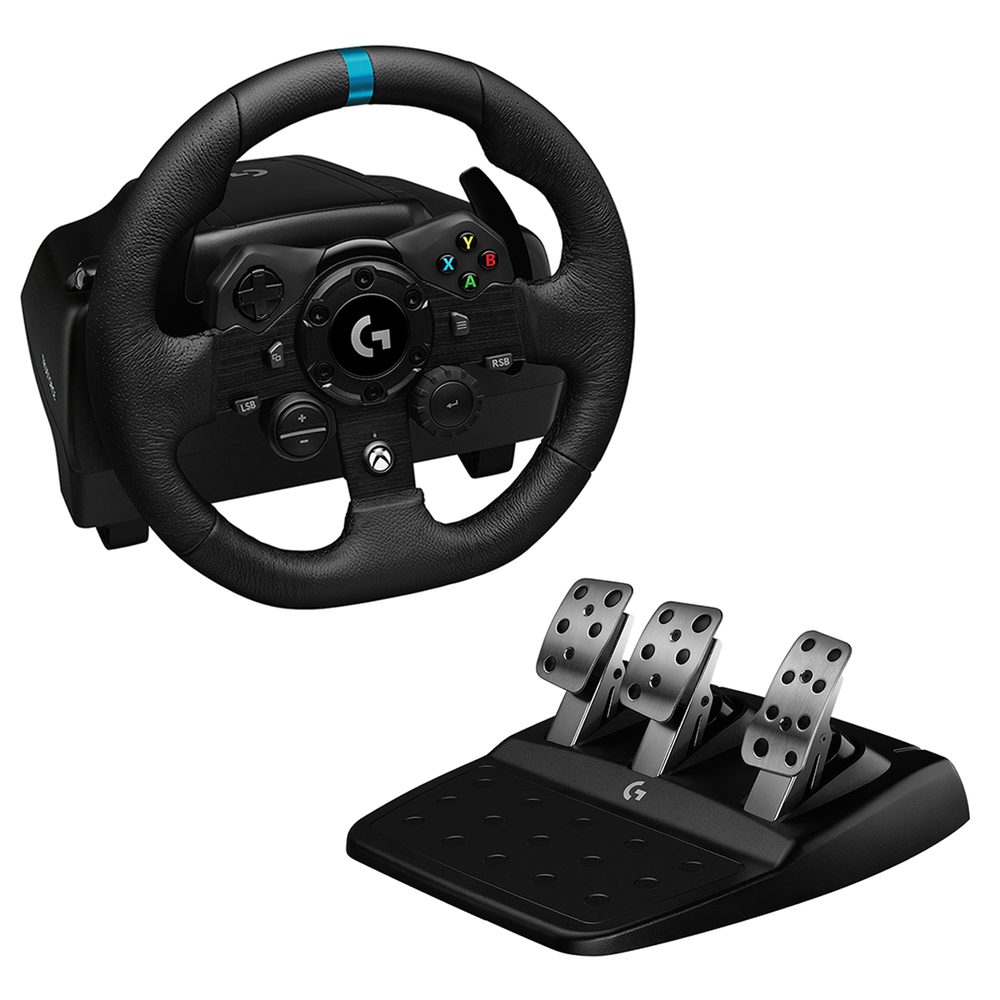 Logitech G923 Racing Wheel and Pedals for Xbox X|S; Xbox One and PC - N/A - USB - N/A - EMEA28i-935 - MS EU