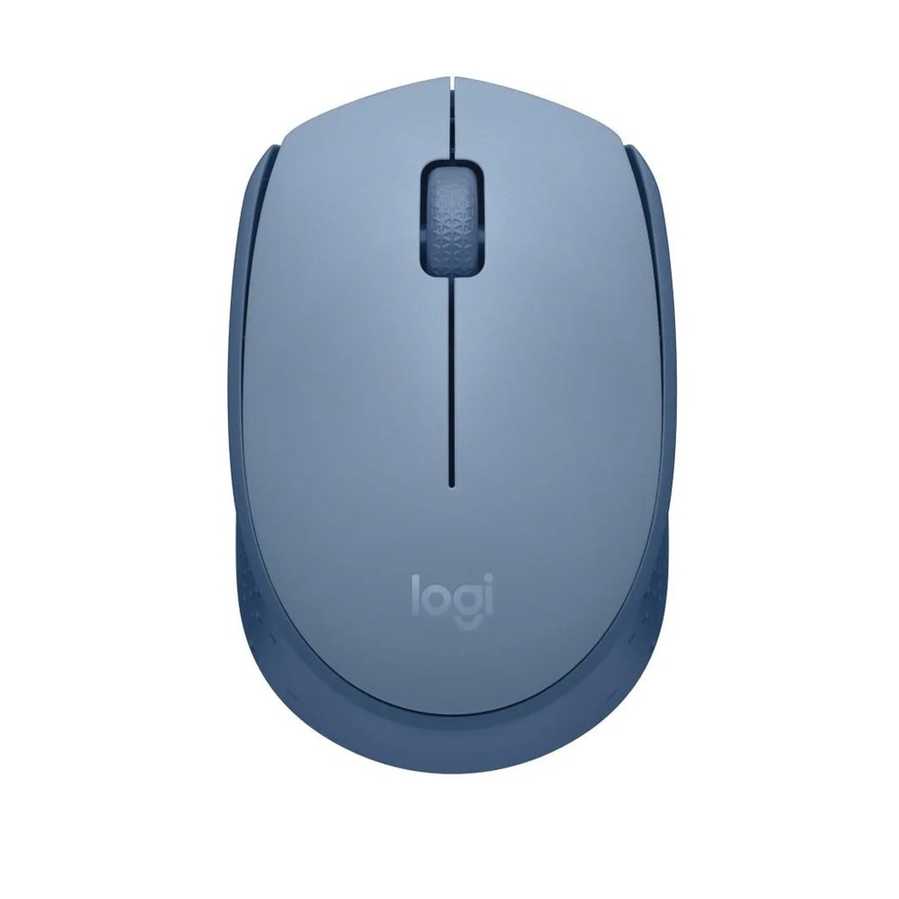 Logitech 910-006866 - LOGI M171 Wireless mouse (Blue/Grey) Nano USB receiver 3 buttons optical .