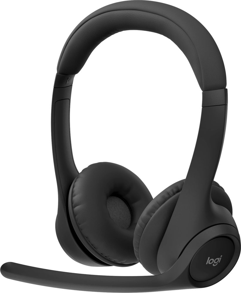 Logitech Headset-Zone 300-Black- BT-N/A-EMEA28i-935, dual noise-cancelling mics, 20-hour battery, multi-device support