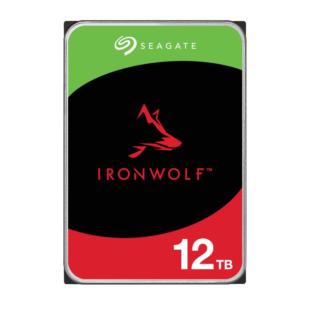 Seagate Ironwolf 12TB NAS; 3.5'' Internal; SATA 6GB/s; RPM 7200; 256MB Cache