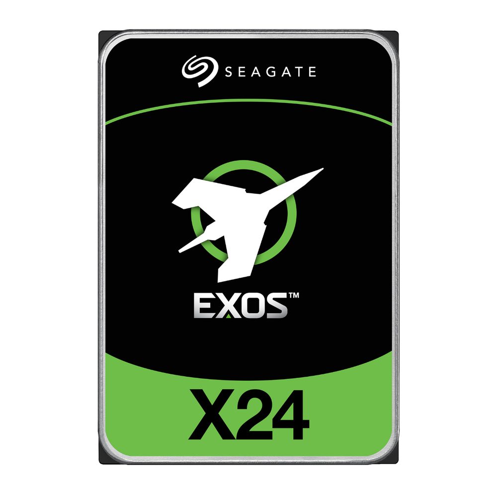 Seagate Exos X24 ST16000NM002H 16TB HDD; 3.5''; 6GB/s SATA SED Model Fast Format 4Kn/512e; RPM 7200; 5 Year Limited Warranty
