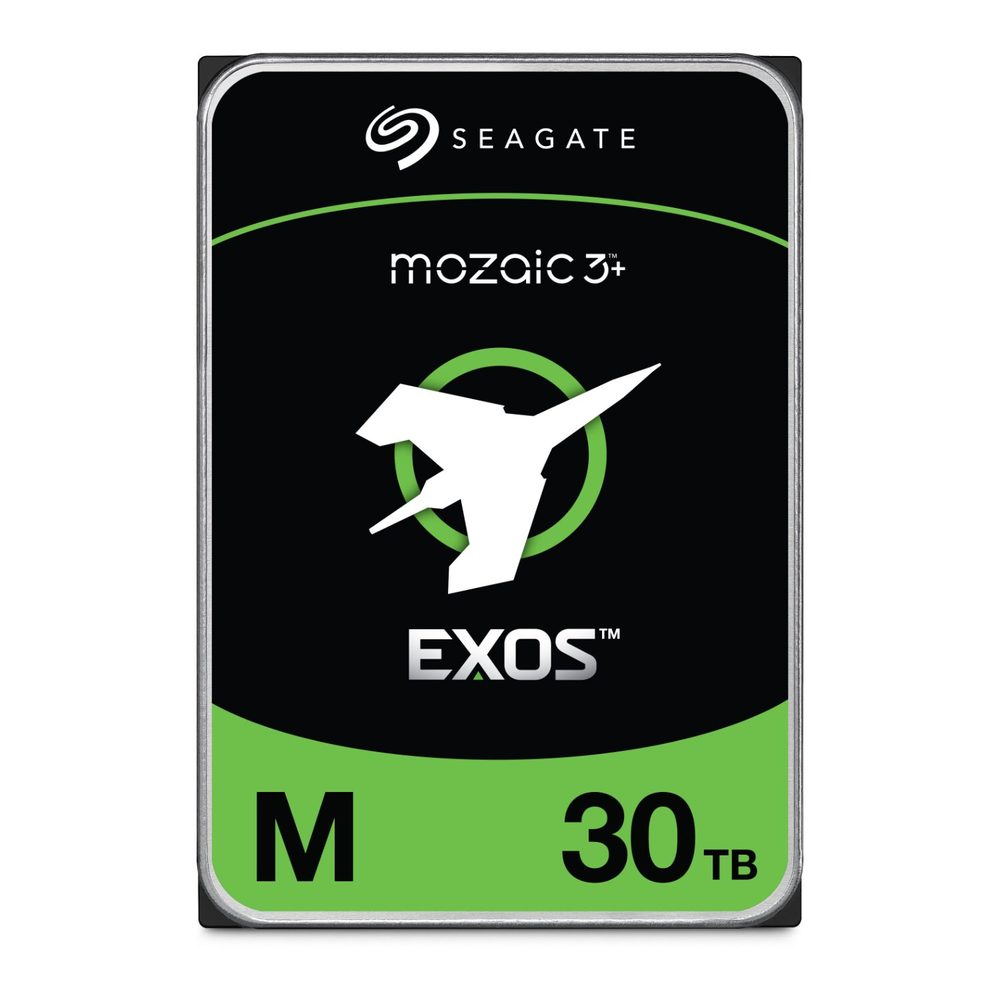 Seagate Exos M ST30000NM004K 30TB HDD; 3.5''; 6GB/s SATA 4Kn/512e; RPM 7200; 5 Year Limited Warranty