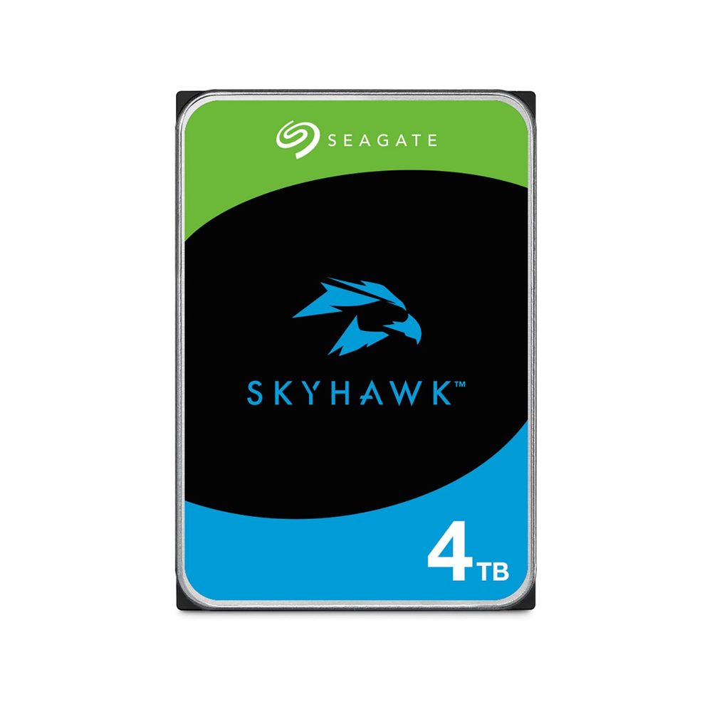Seagate Skyhawk ST4000VX016 4TB 3.5'' HDD Surveillance Drives; SATA 6GB/s Interface; 8+ Bays Supported; MTBF: 1M Hr's; Camera's