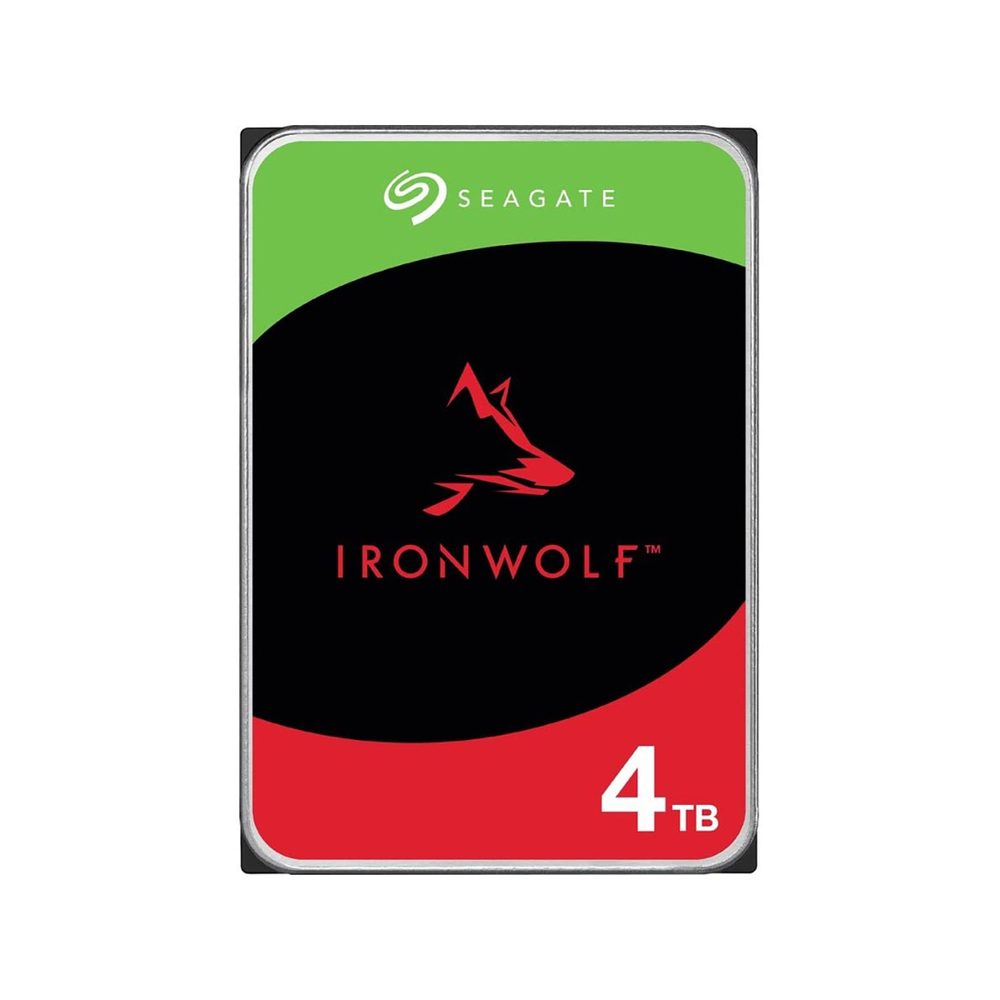 Seagate IronWolf 4TB 3.5" NAS Hard Drive (ST4000VN006) - SATA 6Gb/s, 5400RPM, 256MB Cache
