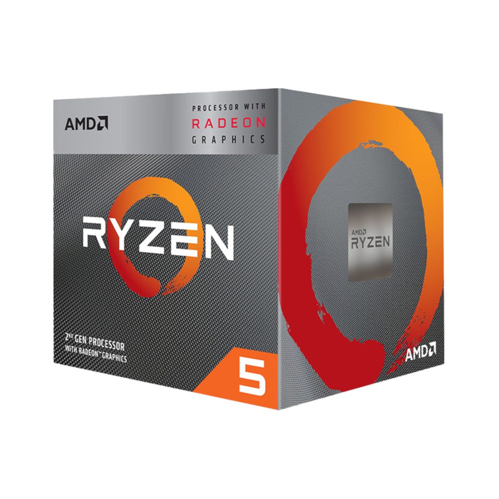 AMD CPU Desktop Ryzen 5 3400G 4C/8T (4.2GHz;6MB;65W;AM4) box; RX Vega 11 Graphics; with Wraith Stealth Cooler