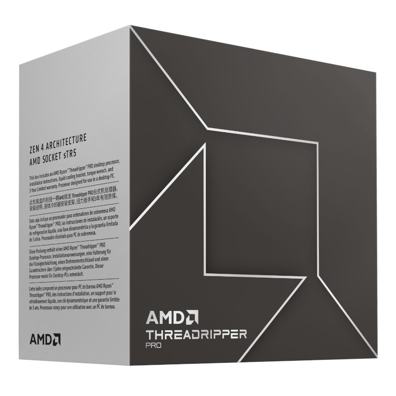 AMD Ryzen Threadripper PRO 7985WX 3.2GHz Up to 5.1GHz 64 Cores 128 Threads sTR5 Socket Processor - No Cooler Included