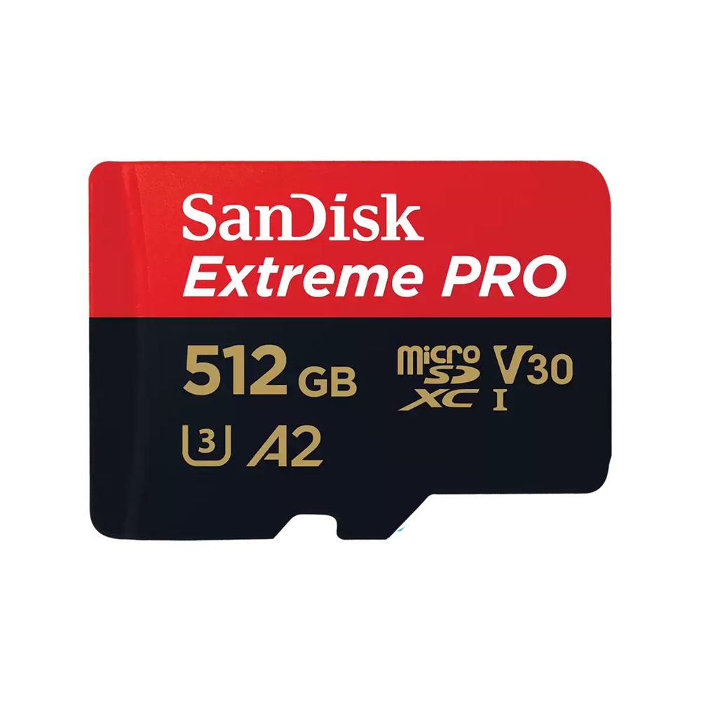Sandisk Extreme Pro 512GB 4K Video microSDXC Card