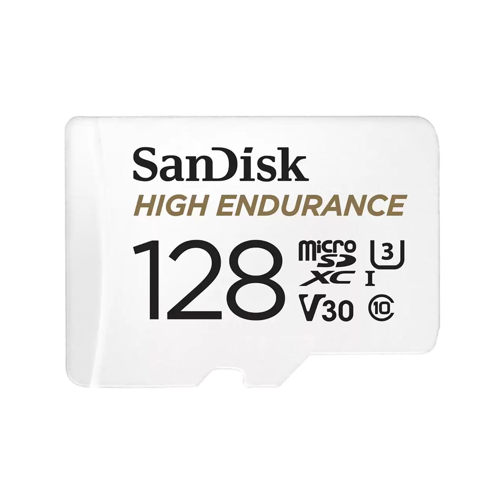 Sandisk High Endurance 128GB Class 3 MicroSDXC Card with Adapter