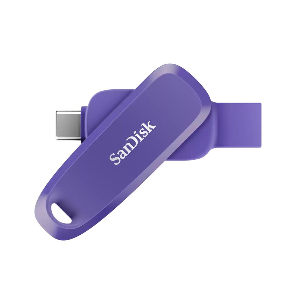 SanDisk Phone Drive USB Type-C/USB Type-A devices, 100MB/s, 512GB - Purple Opulence Color