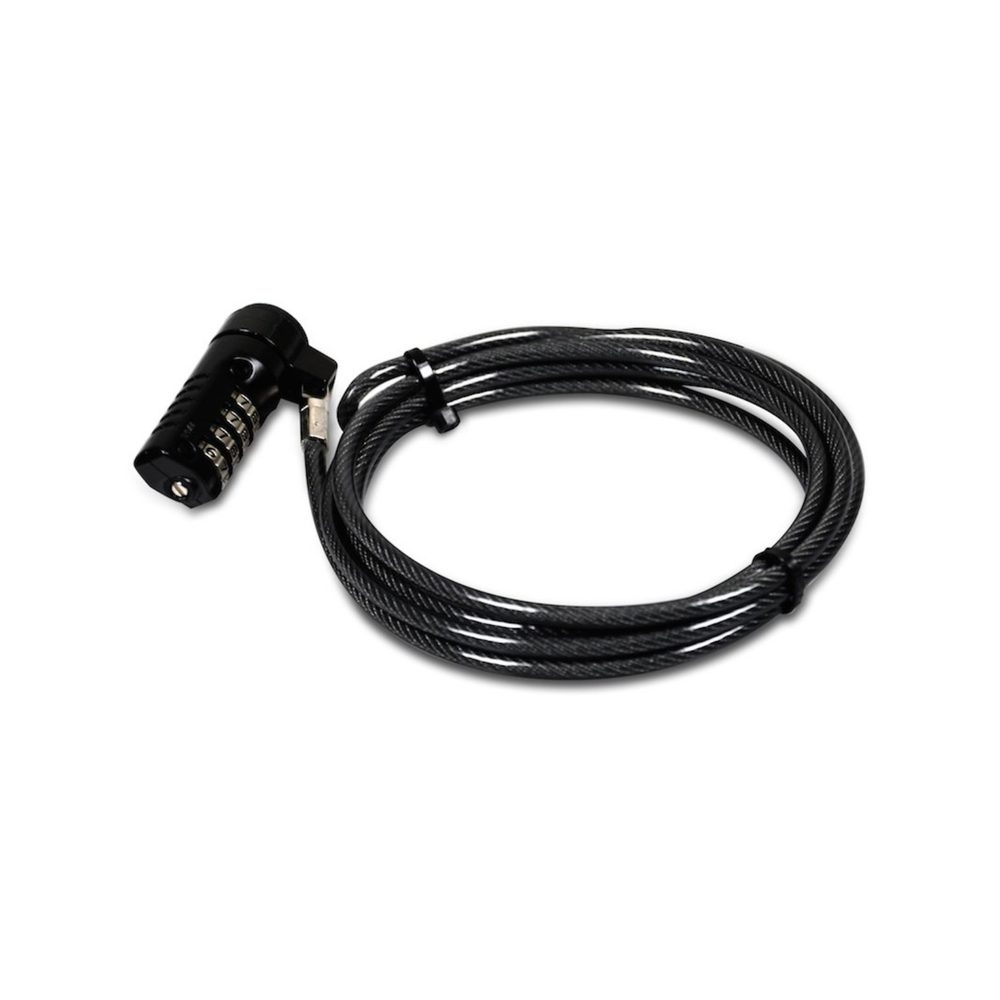 Port Connect 1.8m T-Bar Combination Cable Lock