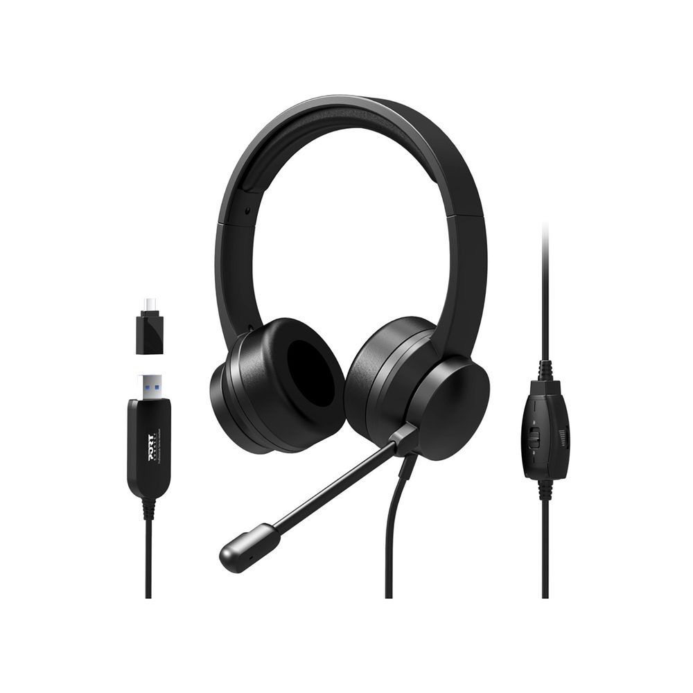 Port Headset Comfort USB with MIC 2 Year Warranty