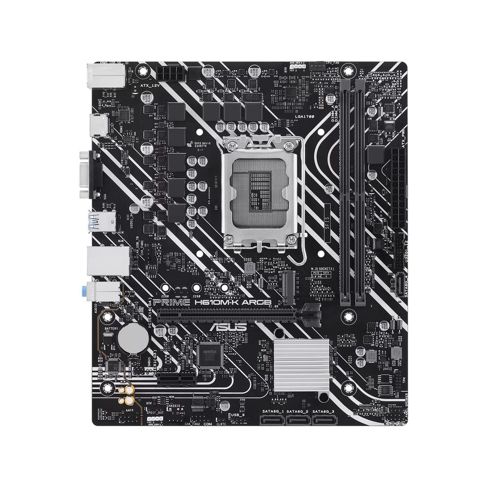 ASUS PRIME H610M-K ARGB LGA 1700 M-ATX Gaming Motherboard