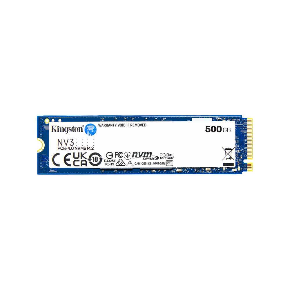 Kingston 500GB NV3 M.2 2280 PCIe 4.0 NVMe SSD